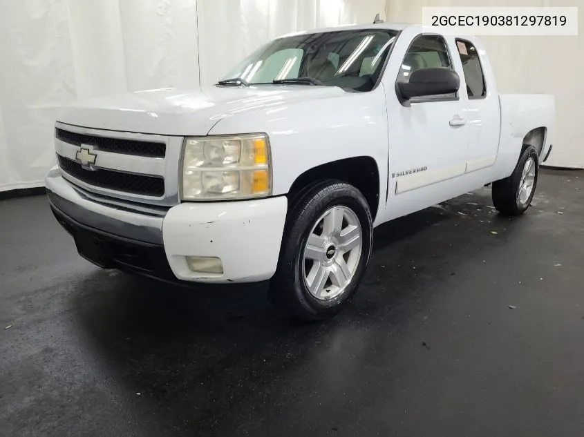 2GCEC190381297819 2008 Chevrolet Silverado C1500