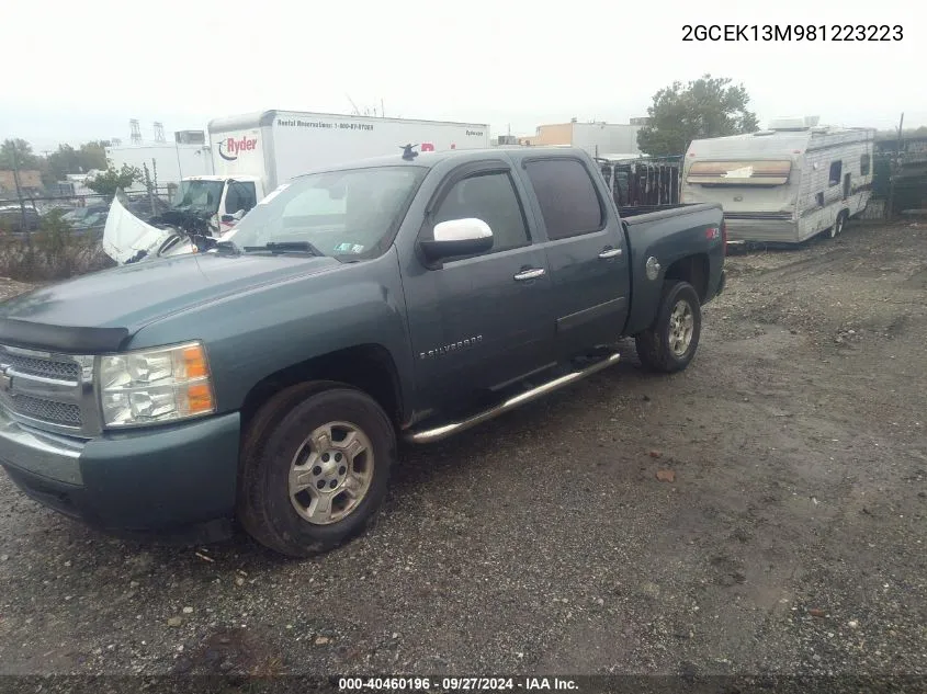 2008 Chevrolet Silverado 1500 Lt1 VIN: 2GCEK13M981223223 Lot: 40460196