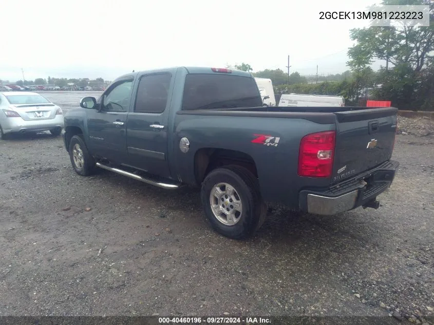 2008 Chevrolet Silverado 1500 Lt1 VIN: 2GCEK13M981223223 Lot: 40460196