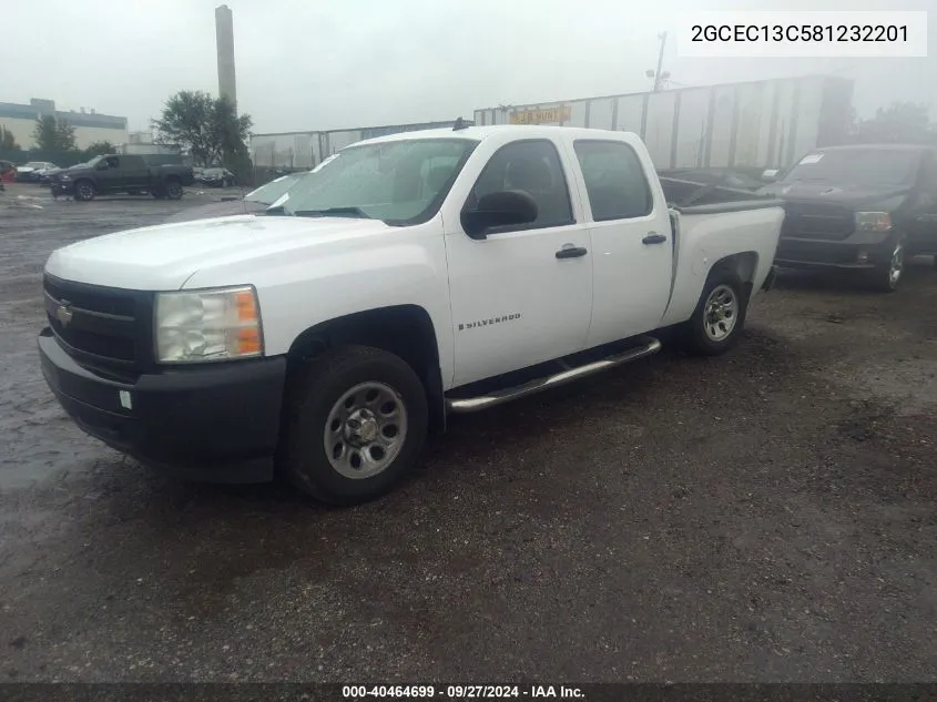 2008 Chevrolet Silverado 1500 Work Truck VIN: 2GCEC13C581232201 Lot: 40464699