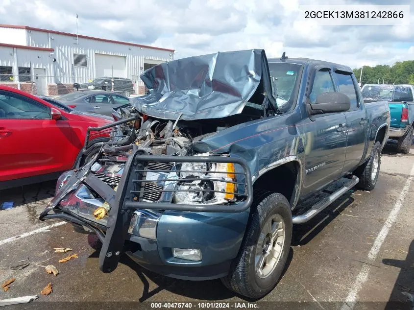 2008 Chevrolet Silverado 1500 Lt1 VIN: 2GCEK13M381242866 Lot: 40475740