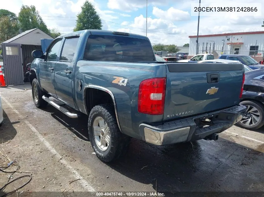 2GCEK13M381242866 2008 Chevrolet Silverado 1500 Lt1