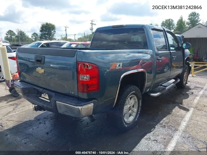 2GCEK13M381242866 2008 Chevrolet Silverado 1500 Lt1