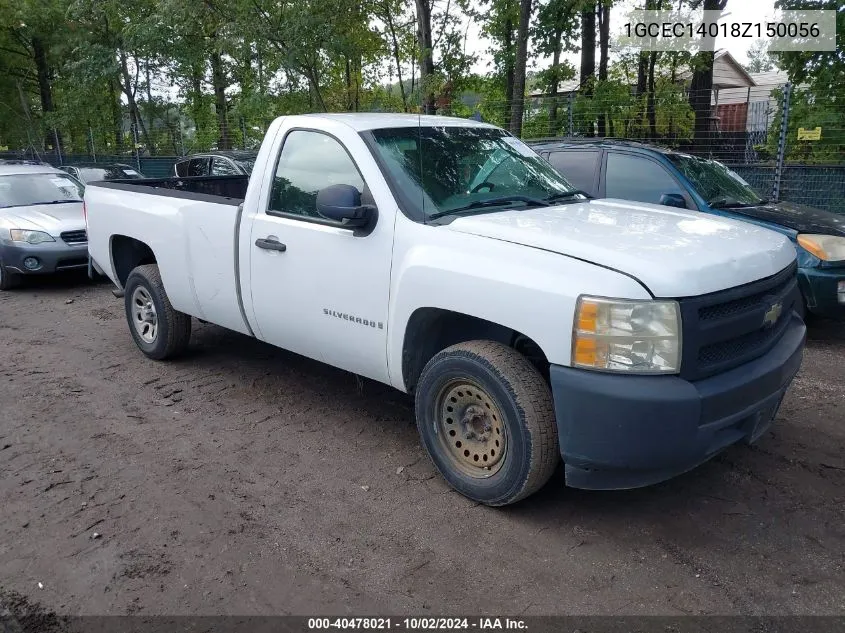 2008 Chevrolet Silverado 1500 Work Truck VIN: 1GCEC14018Z150056 Lot: 40478021