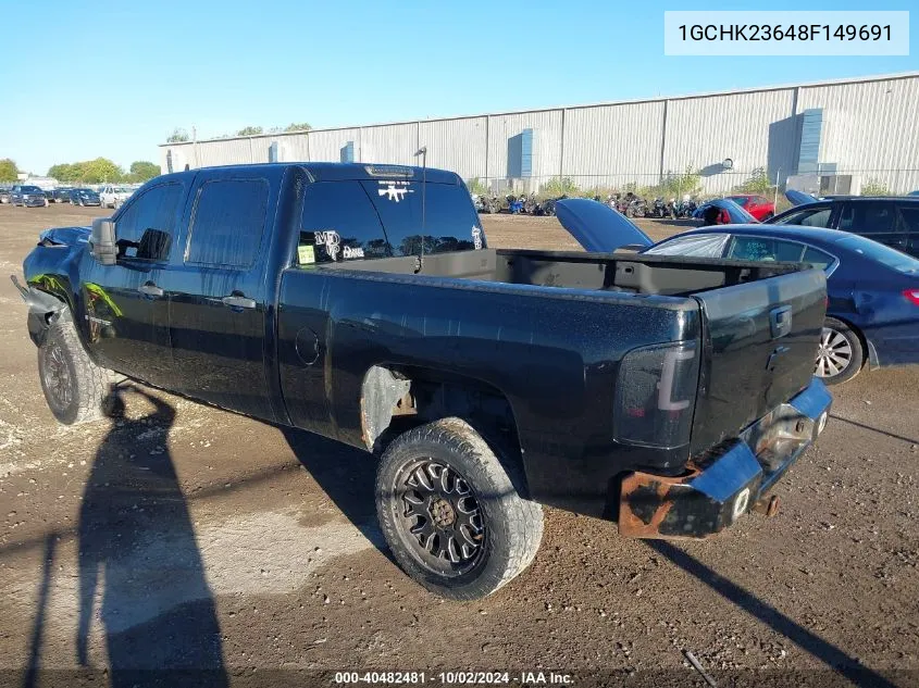 1GCHK23648F149691 2008 Chevrolet Silverado 2500Hd Lt2