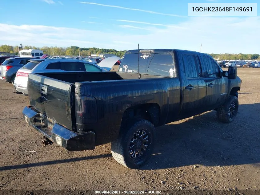 1GCHK23648F149691 2008 Chevrolet Silverado 2500Hd Lt2