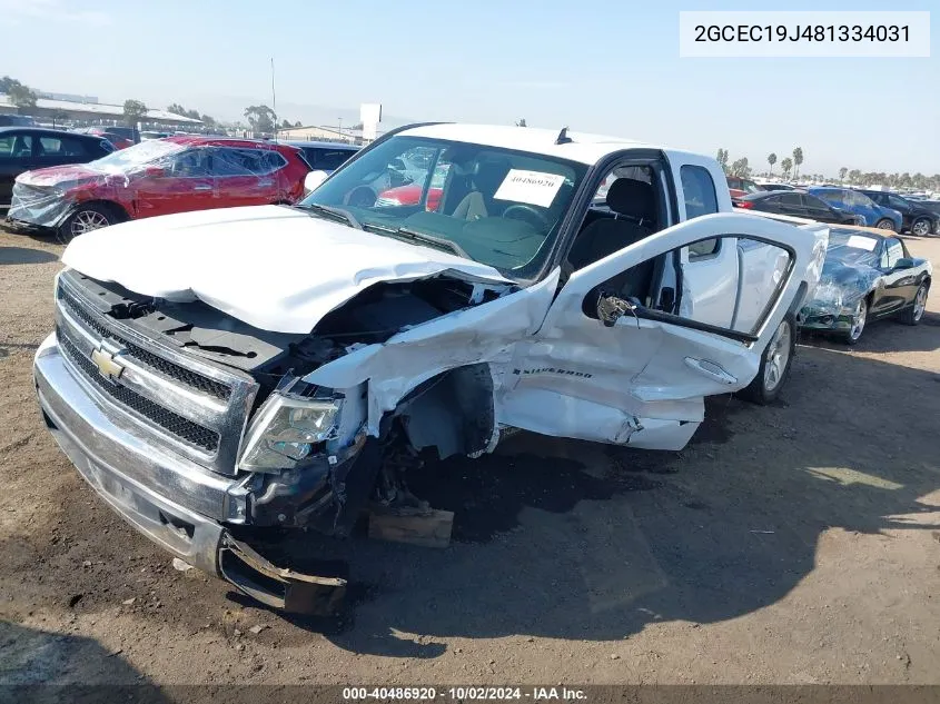 2008 Chevrolet Silverado 1500 Lt1 VIN: 2GCEC19J481334031 Lot: 40486920