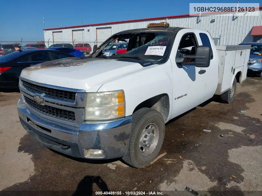 2008 Chevrolet Silverado 2500Hd Lt1 VIN: 1GBHC29688E126123 Lot: 40489155