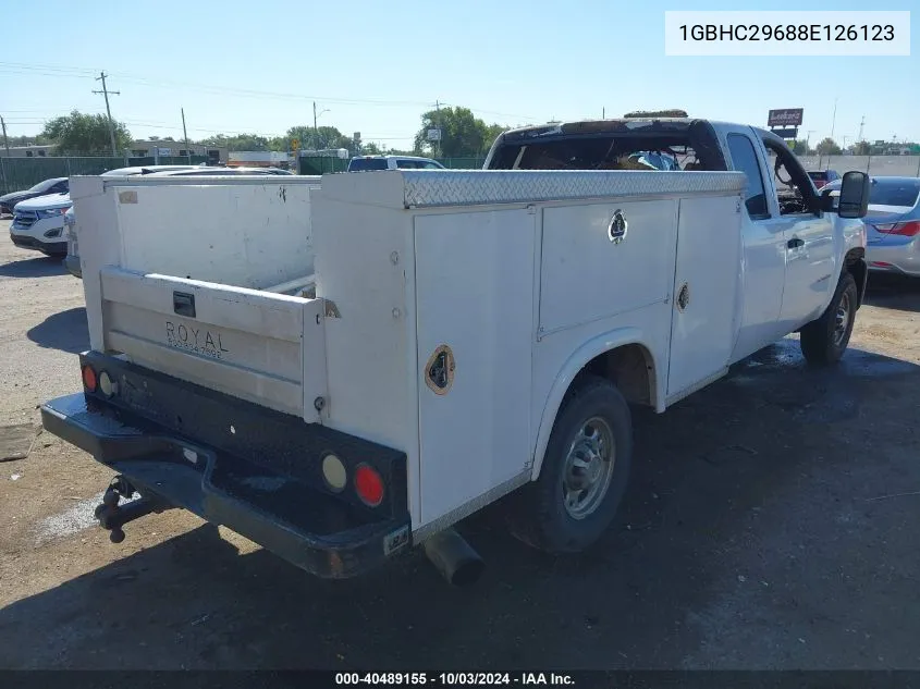 2008 Chevrolet Silverado 2500Hd Lt1 VIN: 1GBHC29688E126123 Lot: 40489155