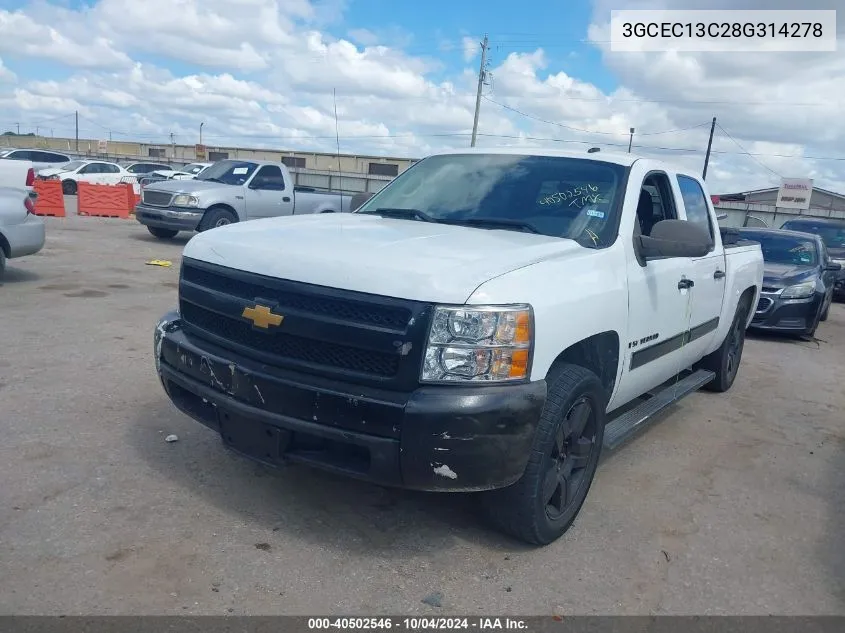 3GCEC13C28G314278 2008 Chevrolet Silverado 1500 Ls