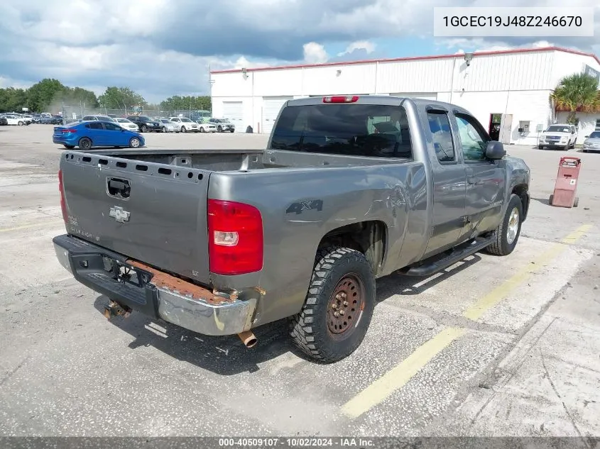 1GCEC19J48Z246670 2008 Chevrolet Silverado 1500 Lt1