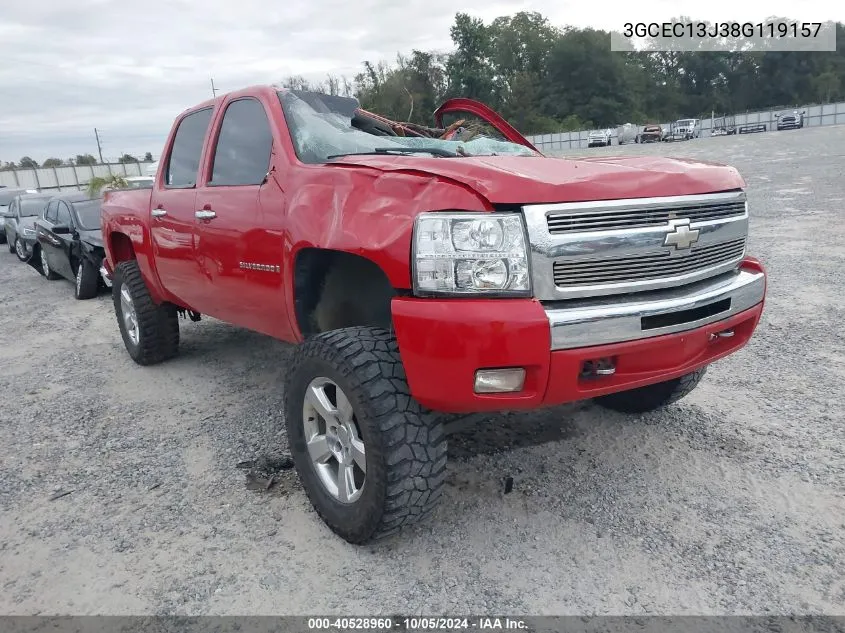 2008 Chevrolet Silverado C1500 VIN: 3GCEC13J38G119157 Lot: 40528960