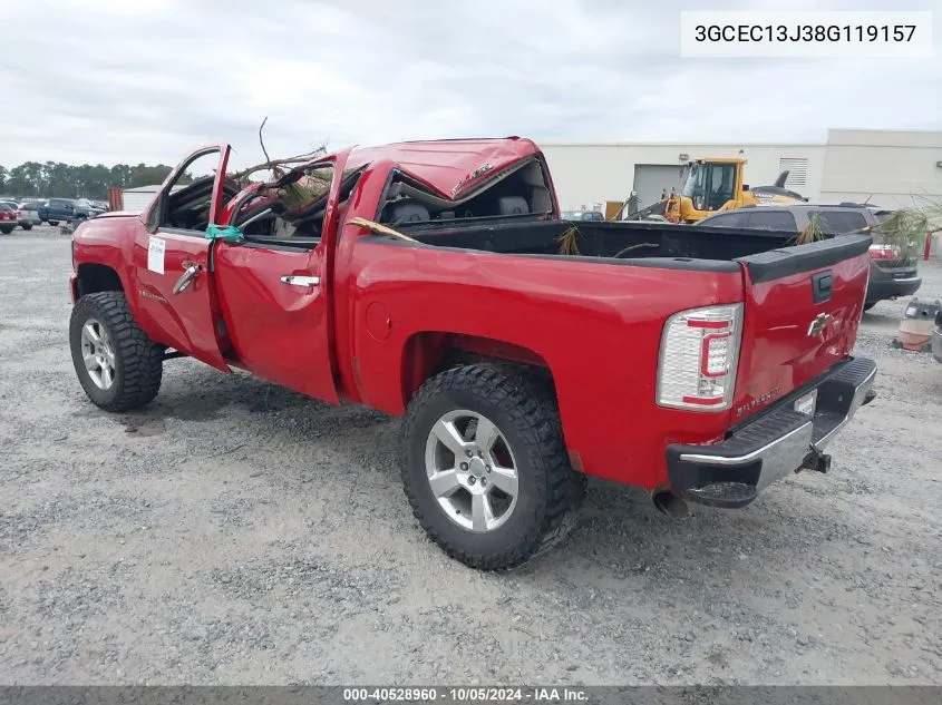 2008 Chevrolet Silverado C1500 VIN: 3GCEC13J38G119157 Lot: 40528960