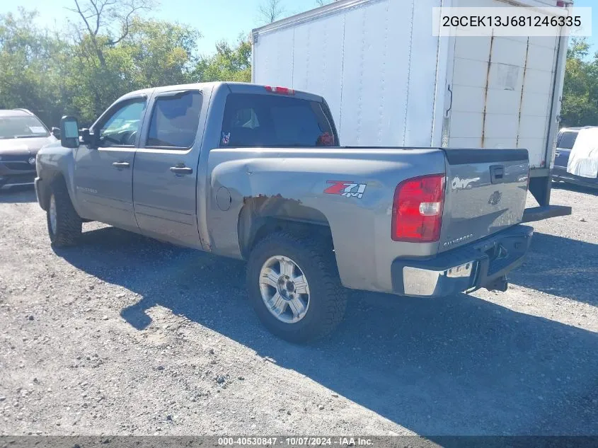 2GCEK13J681246335 2008 Chevrolet Silverado 1500 Lt2