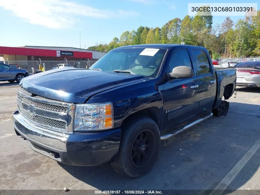 2008 Chevrolet Silverado C1500 VIN: 3GCEC13C68G103391 Lot: 40539157