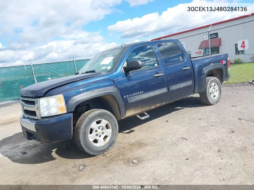 3GCEK13J48G284136 2008 Chevrolet Silverado 1500 Lt1