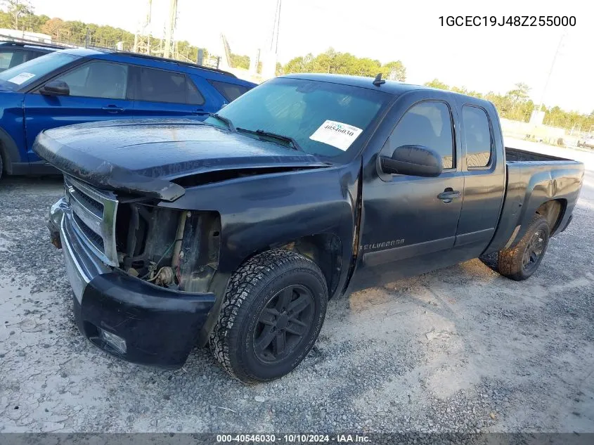 2008 Chevrolet Silverado 1500 Lt1 VIN: 1GCEC19J48Z255000 Lot: 40546030