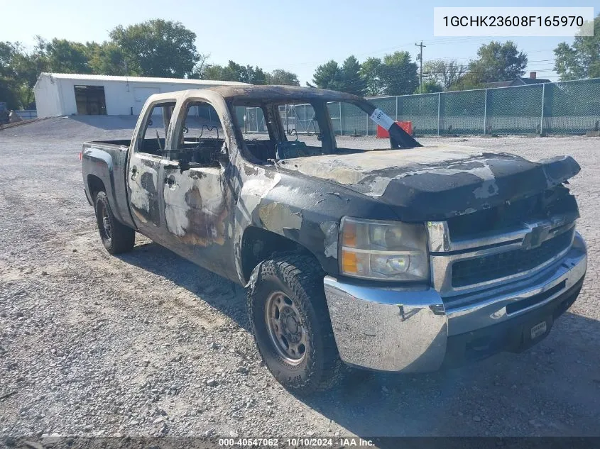 2008 Chevrolet Silverado 2500Hd Work Truck VIN: 1GCHK23608F165970 Lot: 40547062