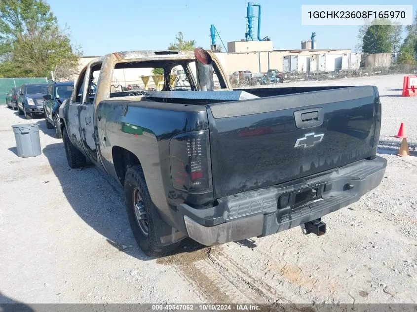 2008 Chevrolet Silverado 2500Hd Work Truck VIN: 1GCHK23608F165970 Lot: 40547062