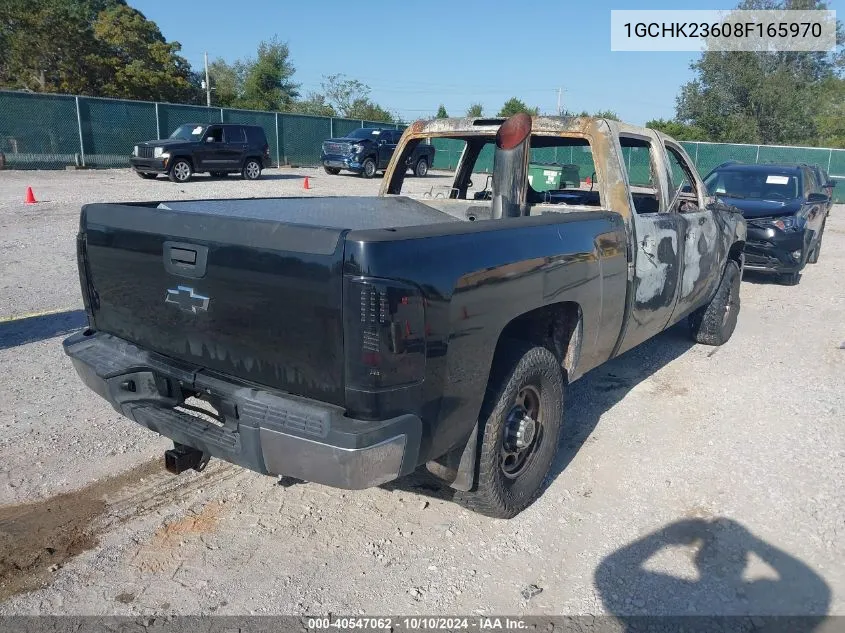 2008 Chevrolet Silverado 2500Hd Work Truck VIN: 1GCHK23608F165970 Lot: 40547062