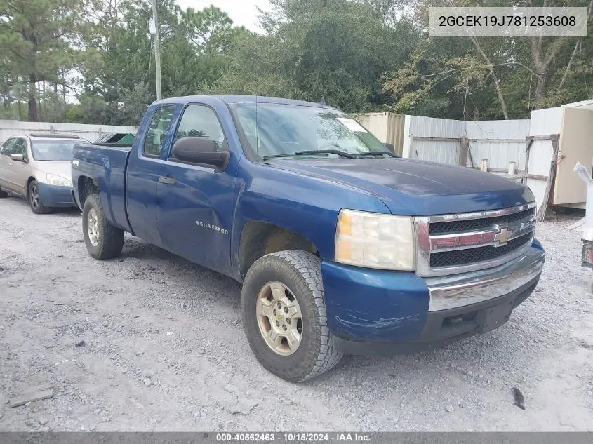 2008 Chevrolet Silverado 1500 Work Truck VIN: 2GCEK19J781253608 Lot: 40562463