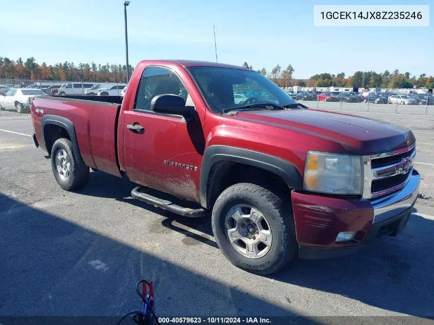 2008 Chevrolet Silverado 1500 Lt1 VIN: 1GCEK14JX8Z235246 Lot: 40579623