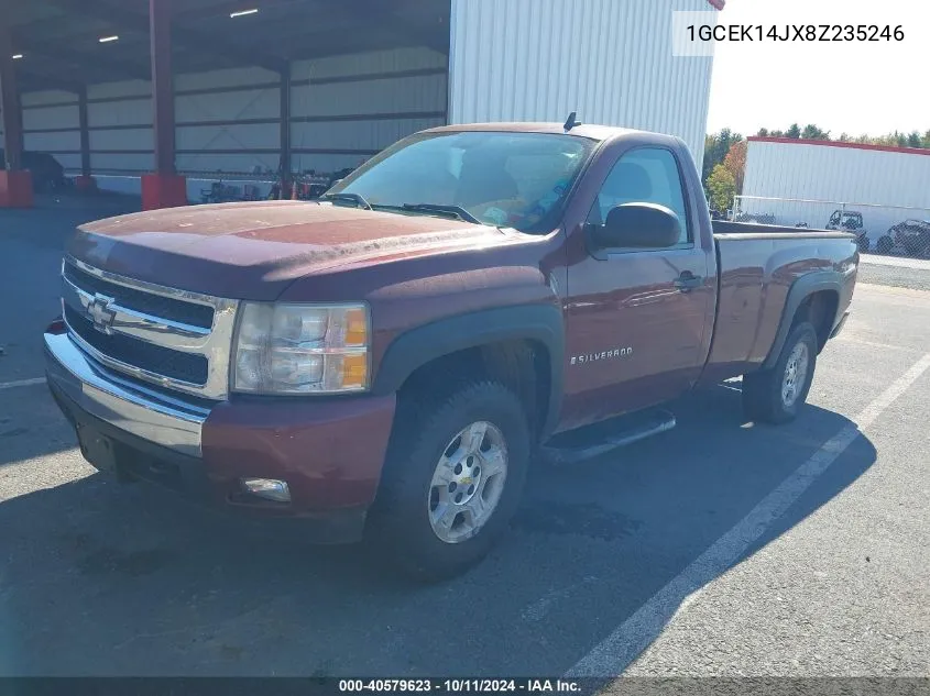 2008 Chevrolet Silverado 1500 Lt1 VIN: 1GCEK14JX8Z235246 Lot: 40579623