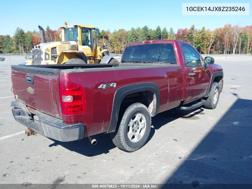 2008 Chevrolet Silverado 1500 Lt1 VIN: 1GCEK14JX8Z235246 Lot: 40579623