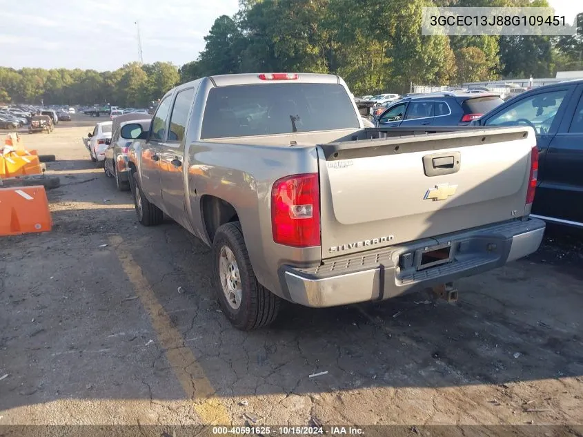 2008 Chevrolet Silverado 1500 Lt1 VIN: 3GCEC13J88G109451 Lot: 40591625