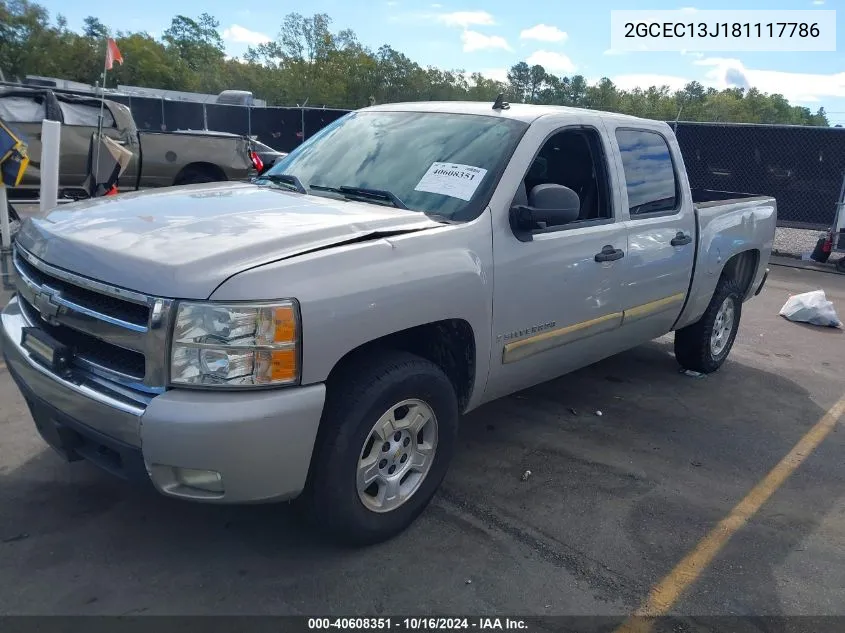 2008 Chevrolet Silverado 1500 Lt1 VIN: 2GCEC13J181117786 Lot: 40608351