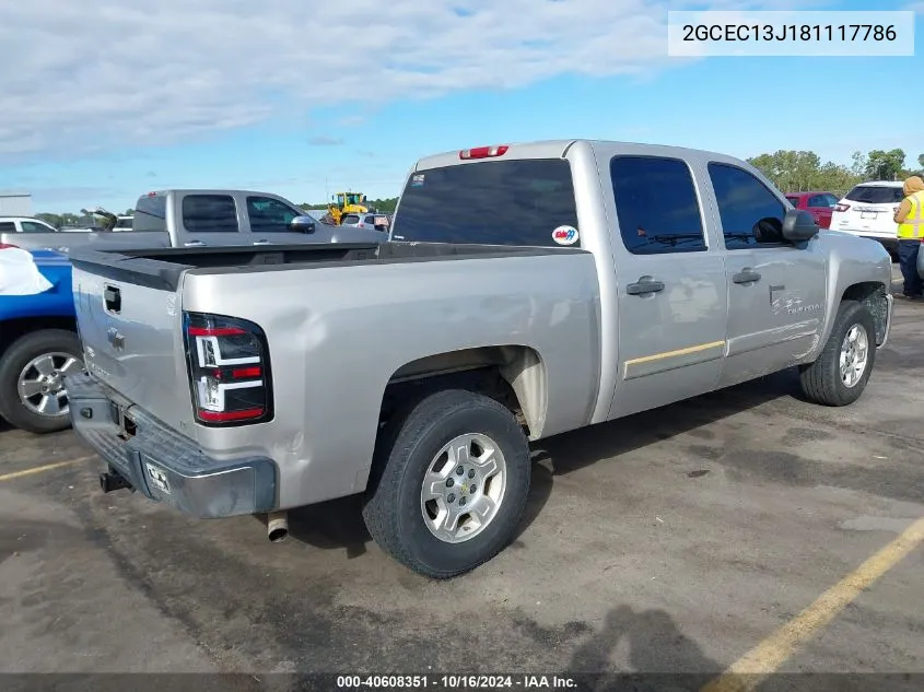 2008 Chevrolet Silverado 1500 Lt1 VIN: 2GCEC13J181117786 Lot: 40608351