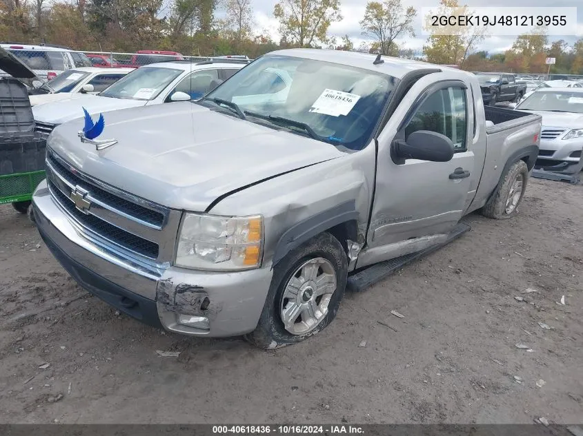 2008 Chevrolet Silverado 1500 Lt2 VIN: 2GCEK19J481213955 Lot: 40618436