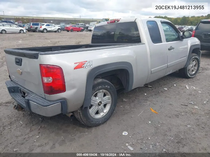 2008 Chevrolet Silverado 1500 Lt2 VIN: 2GCEK19J481213955 Lot: 40618436