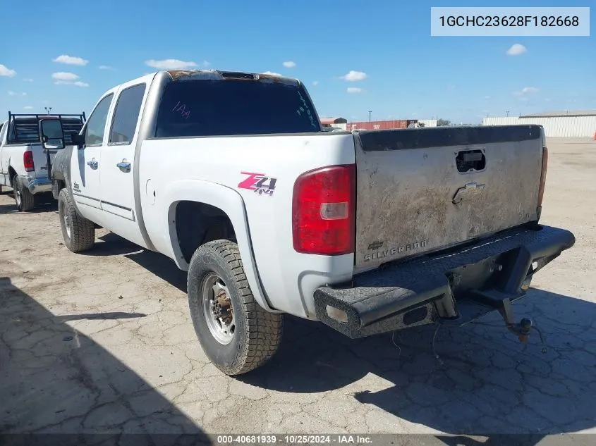 2008 Chevrolet Silverado 2500Hd Lt1 VIN: 1GCHC23628F182668 Lot: 40681939