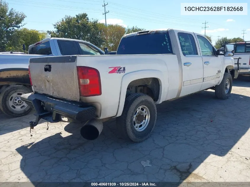 2008 Chevrolet Silverado 2500Hd Lt1 VIN: 1GCHC23628F182668 Lot: 40681939