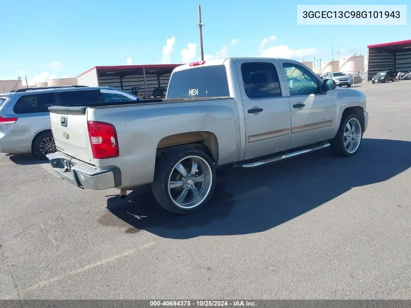 3GCEC13C98G101943 2008 Chevrolet Silverado 1500 Lt1