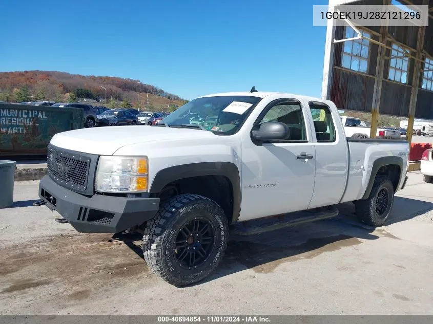 2008 Chevrolet Silverado 1500 Work Truck VIN: 1GCEK19J28Z121296 Lot: 40694854