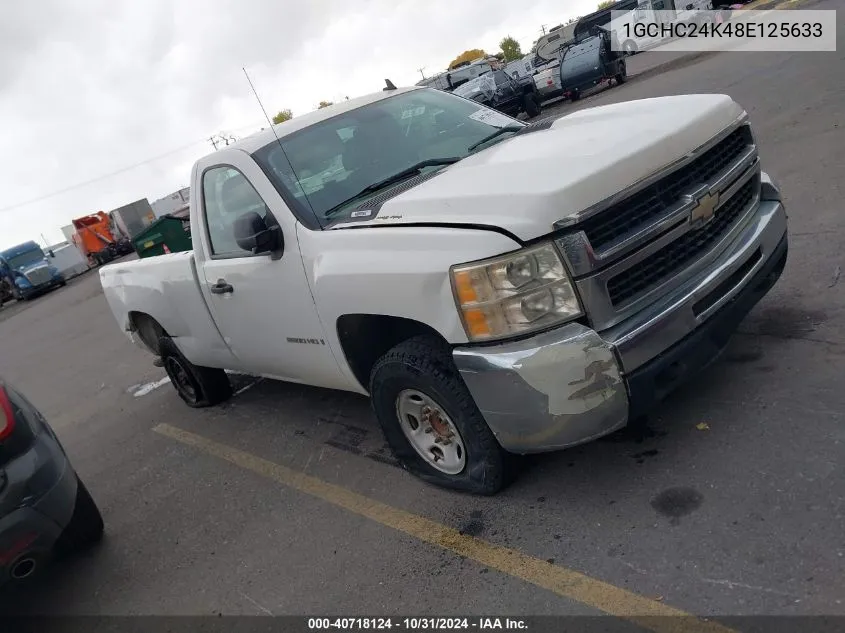 2008 Chevrolet Silverado C2500 Heavy Duty VIN: 1GCHC24K48E125633 Lot: 40718124