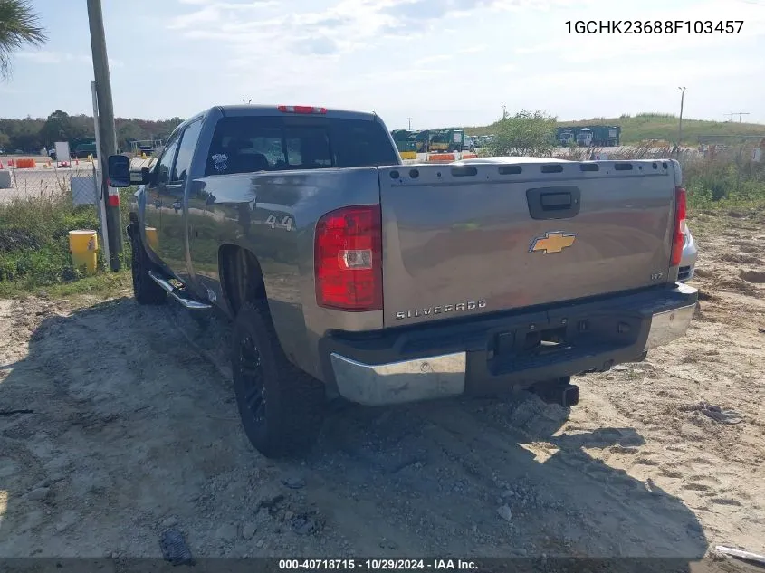 2008 Chevrolet Silverado 2500Hd Ltz VIN: 1GCHK23688F103457 Lot: 40718715