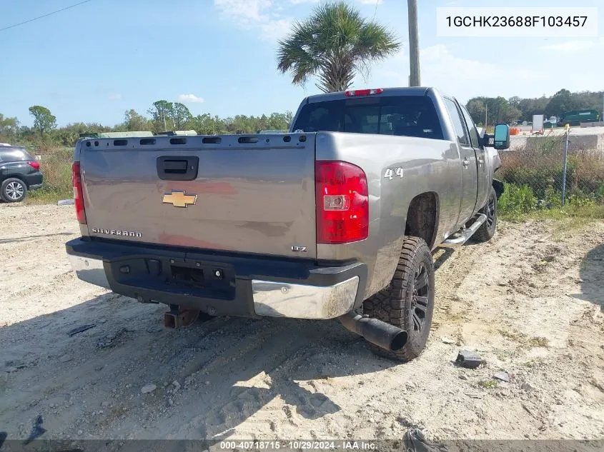 2008 Chevrolet Silverado 2500Hd Ltz VIN: 1GCHK23688F103457 Lot: 40718715