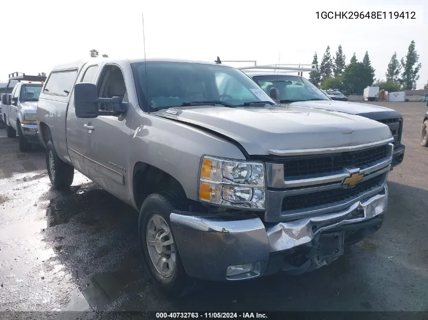 2008 Chevrolet Silverado 2500Hd Ltz VIN: 1GCHK29648E119412 Lot: 40732763