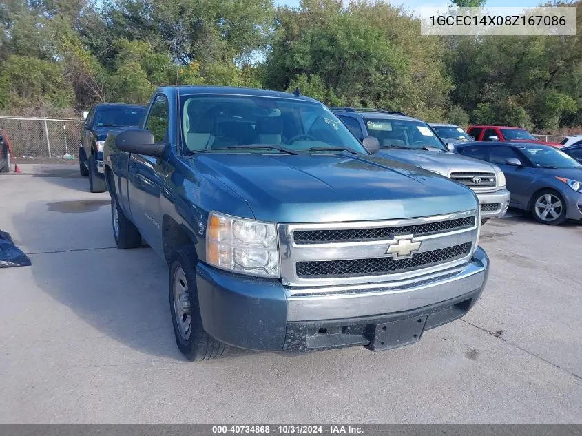 2008 Chevrolet Silverado 1500 Work Truck VIN: 1GCEC14X08Z167086 Lot: 40734868