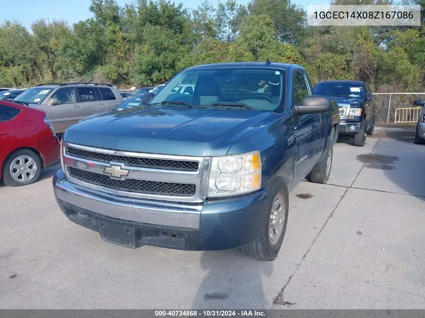 2008 Chevrolet Silverado 1500 Work Truck VIN: 1GCEC14X08Z167086 Lot: 40734868