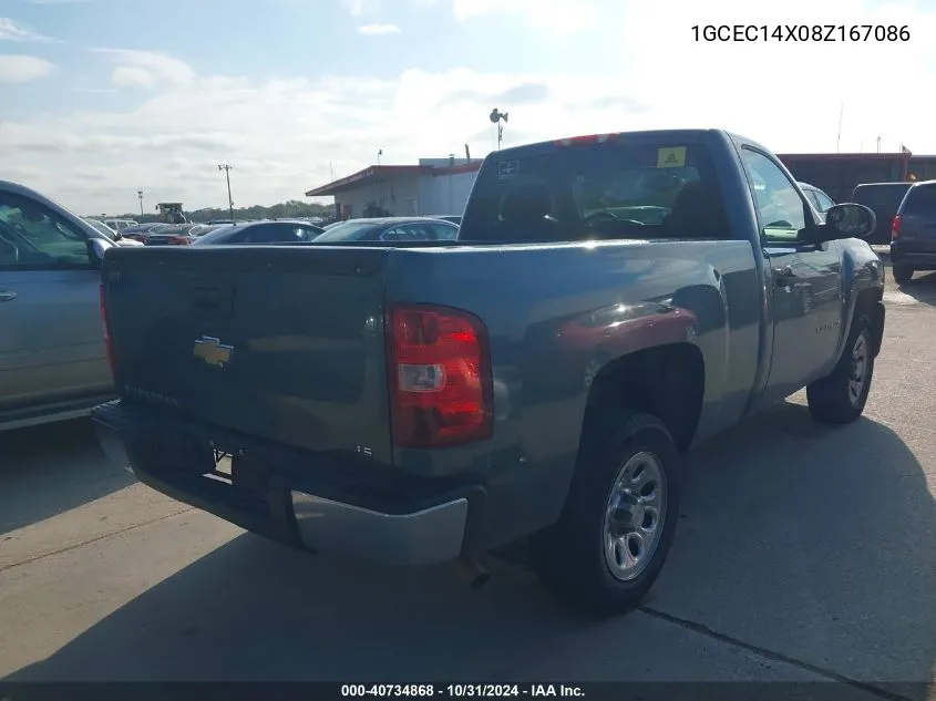 2008 Chevrolet Silverado 1500 Work Truck VIN: 1GCEC14X08Z167086 Lot: 40734868