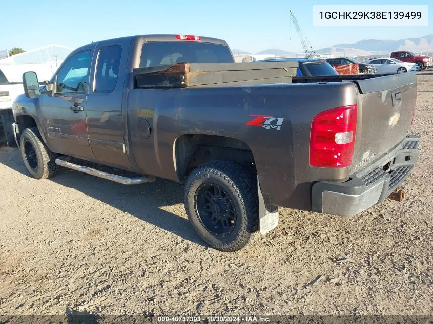 2008 Chevrolet Silverado 2500Hd Lt1 VIN: 1GCHK29K38E139499 Lot: 40737303