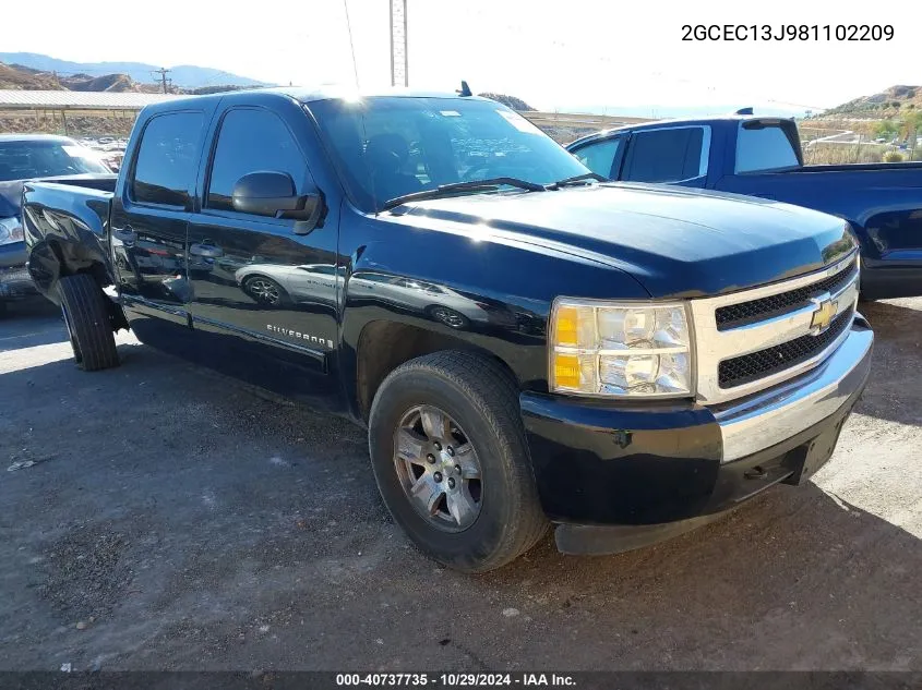 2008 Chevrolet Silverado 1500 Lt1 VIN: 2GCEC13J981102209 Lot: 40737735