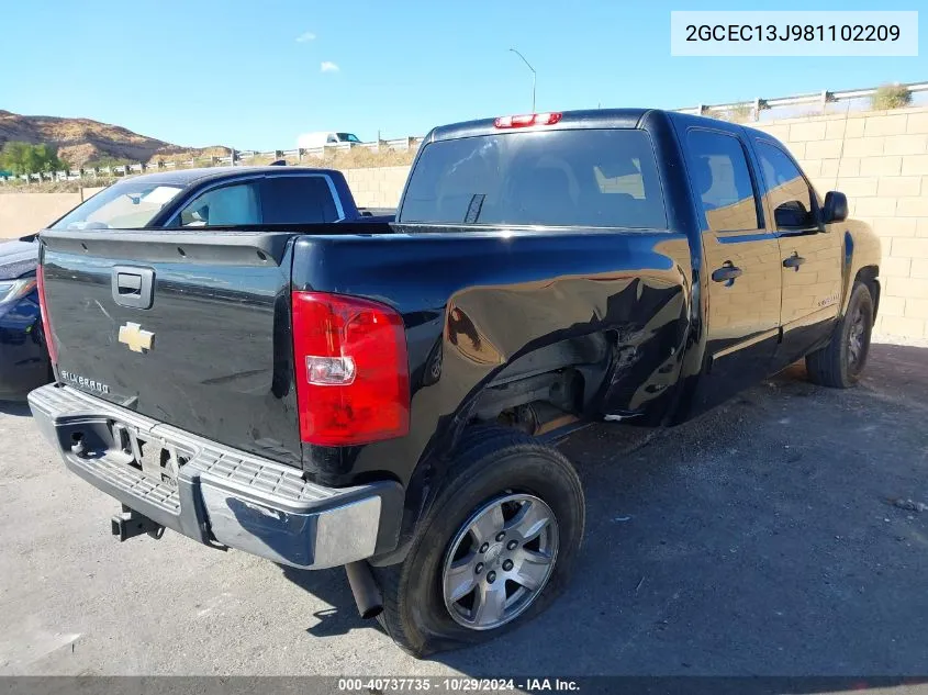 2008 Chevrolet Silverado 1500 Lt1 VIN: 2GCEC13J981102209 Lot: 40737735