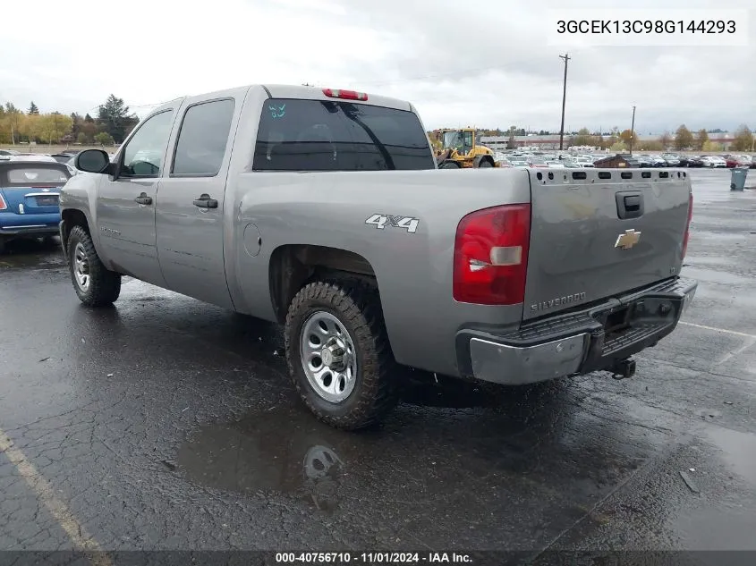 2008 Chevrolet Silverado 1500 Lt1 VIN: 3GCEK13C98G144293 Lot: 40756710