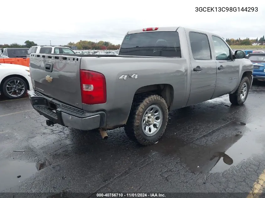 2008 Chevrolet Silverado 1500 Lt1 VIN: 3GCEK13C98G144293 Lot: 40756710