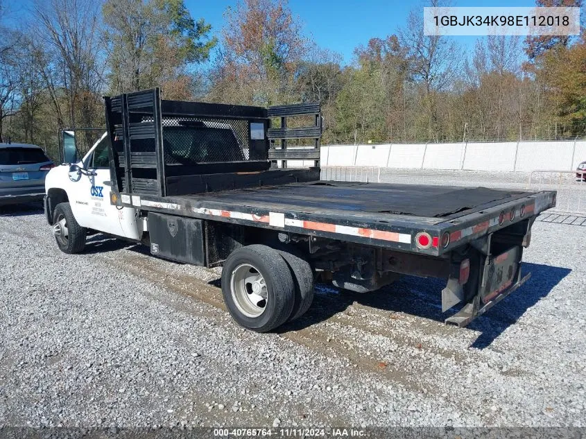 2008 Chevrolet Silverado 3500Hd Cl VIN: 1GBJK34K98E112018 Lot: 40765764